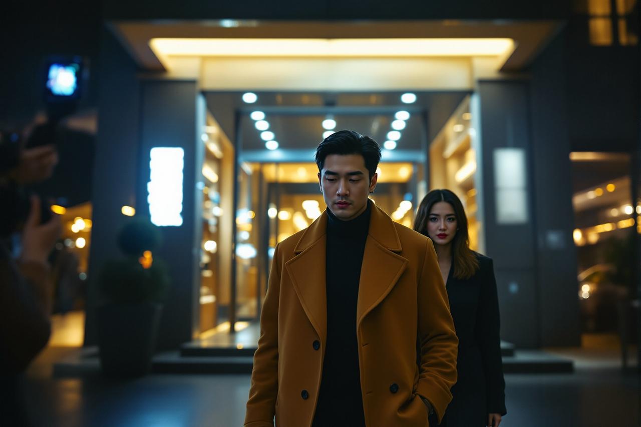 独家：顶流小生深夜密会神秘女子，酒店共度八小时后低调离开